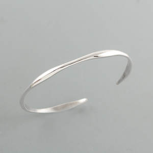 Artistery-brazalete de Plata de Ley 925, joyería fina lisa de plata al por mayor - Product Image 1