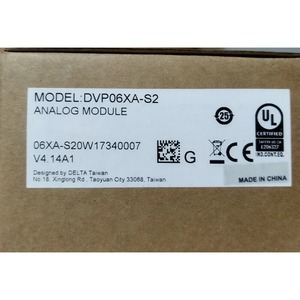 Módulo de Expansión de Entrada/Salida Analógica PLC DVP06XA-S2 DVP06XAS2 DVP Original, 4AI 2AO - Product Image 1