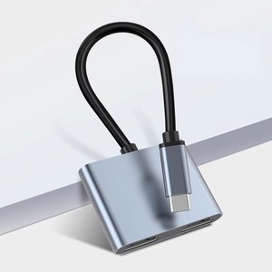 USB Loại C máy tính xách tay Docking Station kép HDM Màn hình kép hiển thị USB 3.0 HUB Adapter <span class=keywords><strong>Dock</strong></span> cho <span class=keywords><strong>HP</strong></span> Dell XPS bề mặt Lenovo ThinkPad - Product Image 4