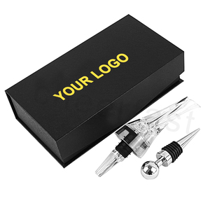 Tapón de botella de <span class=keywords><strong>vino</strong></span> personalizado, Set de caja de regalo, plástico ABS, boquilla de <span class=keywords><strong>vino</strong></span> tinto, filtro de vertedor, aireador - Product Image 5