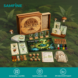 <span class=keywords><strong>Jeu</strong></span> de société RPG personnalisé Arcane <span class=keywords><strong>Wizard</strong></span> de marque avec cartes holographiques et guide pour le <span class=keywords><strong>jeu</strong></span> de rôle de sorcier, aventure mystique et duel - Product Image 1