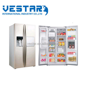 Luxury Quality Stainless Steel Frost-Free Household US Ice Maker and Water Dispenser Big Capacity Side by <b>Refrigerator</b> Side by S - Product Image 3