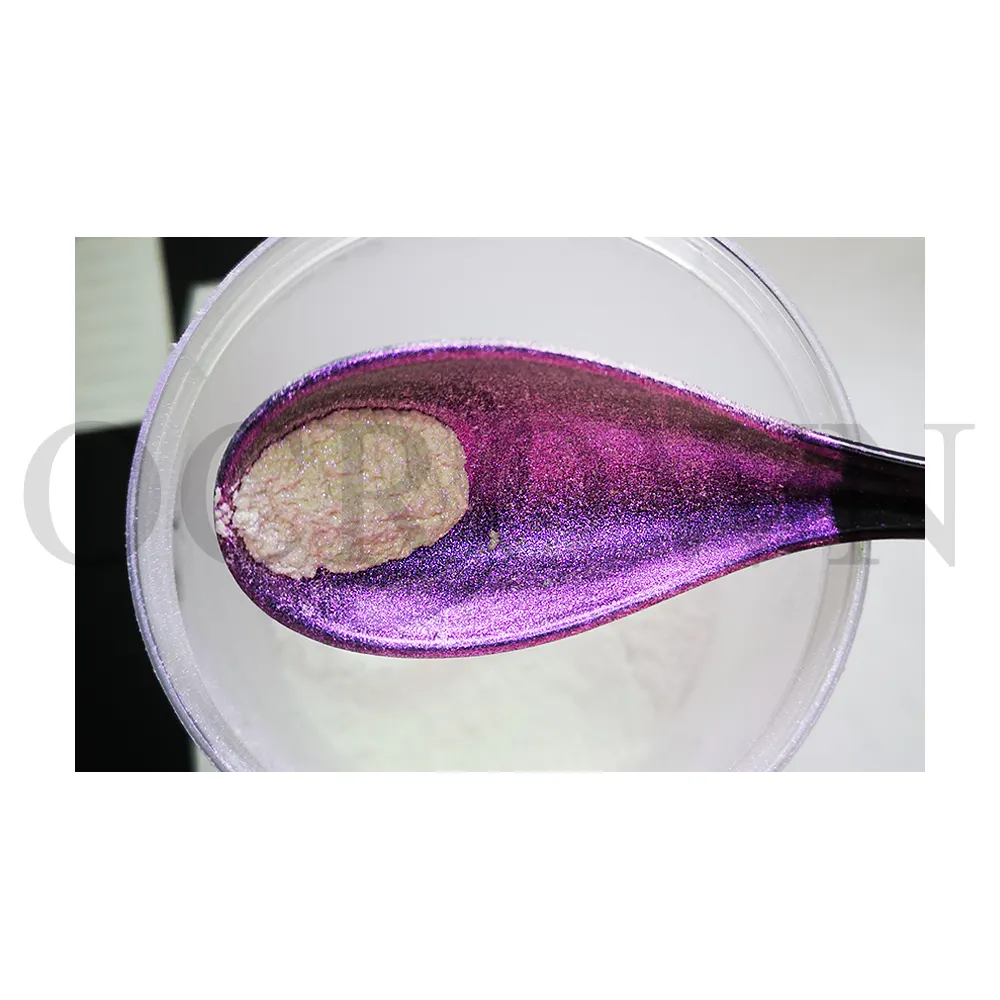 DIY camaleão pigmento epóxi resina corante pérola pó cintilante metálico automotivo pintura duochrome pigmento