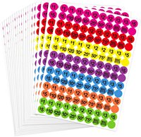 Étiquettes autocollantes numériques personnalisées imperméables et colorées pour oreillers, étiquettes de prix en euros et en dollars, étiquettes en papier