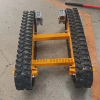 Nouvelle Excavatrice Compacte Électrique à Chenilles en Caoutchouc, Système de Châssis Tout-Terrain Robotisé 0.5-10T pour la Vente en Gros