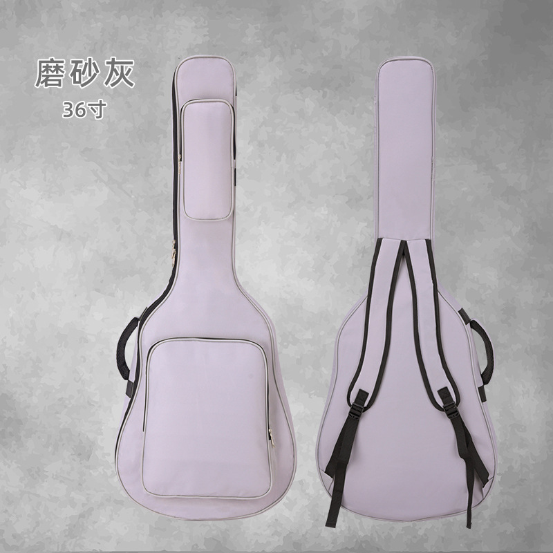 Grey 36 inch thick guitar bag