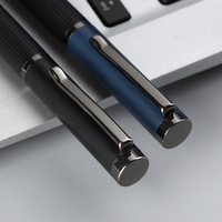 Stylo à bille professionnel de haute qualité OEM sublimé Business marqueur en métal bleu noir biodégradable 3d