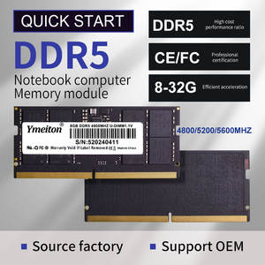 Notebook Memoria <span class=keywords><strong>RAM</strong></span> DDR5 32GB 16GB 8GB Ymeiton SO DIMM OEM NB Speicher 5200 5600MHz <span class=keywords><strong>RAM</strong></span> DDR5 8GB 16GB 4800MHz Neue Rams für Laptops - Product Image 3