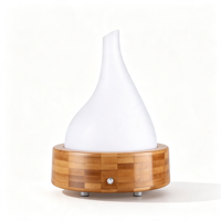 Diffuseur d'arômes ultrasonique 200 ml, machine à parfum aux huiles essentielles, veilleuse LED, humidificateur d'aromathérapie de bureau pour la maison