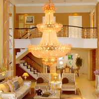 JYLIGHTING Lustre et Suspension LED Modernes Personnalisés en Cristal pour Hôtels et Villas, Idéaux pour Mariages, Vente en Gros avec Mode Télécommande