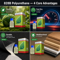 Colle adhésive en polyuréthane PU, incolore, transparente, à prise rapide, pour chaussures, fibres, vêtements, adhésifs et mastics industriels