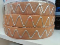 Bande élastique tressée en caoutchouc de silicone de haute qualité | Sangle élastique de couture tissée en polyester