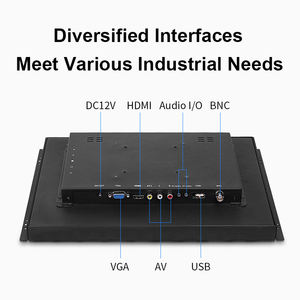 OEM ODM 8 9,7 12 15 17 19 дюймов 4:3 с открытой рамкой ЖК-дисплей сопротивление емкостный сенсорный экран промышленный монитор для киоска с ЧПУ - Product Image 4