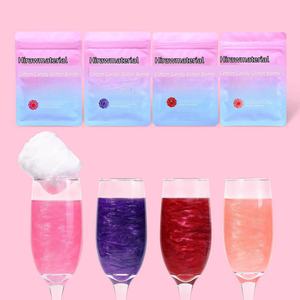 Bombes de boisson à paillettes de barbe à papa de <span class=keywords><strong>couleur</strong></span> personnalisée Bombes scintillantes de barbe à papa à paillettes comestibles - Product Image 3