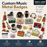 Badge en métal personnalisé en alliage de zinc avec logo en émail souple ou dur, idéal pour les souvenirs de festival, cadeaux promotionnels, OEM, ODM, vente en gros