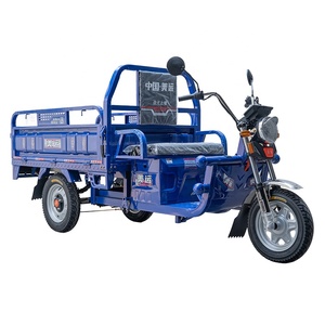 Triciclo de Carga Eléctrico Personalizado 600W 72V con Batería de Ácido-Plomo o Litio, Carrocería Abierta para Transporte de Carga - Product Image 1