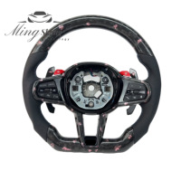 Volant en fibre de carbone LCI pour BMW G01 G02 G05 G06 G07 G08 G11 G12 G14 G15 G16 G17 G20 G29 G30 G31 G32 G80 G82 F92 X3 X4 X5