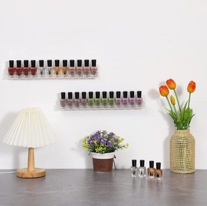 Étagères flottantes en acrylique Nail Techs Présentoir mural transparent pour vernis à ongles en acrylique de 15 pouces - Product Image 5