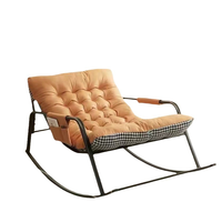 EaseNeat Canapé-lit inclinable multifonctionnel moderne en tissu véritable Fauteuil à bascule pour chambre à coucher appartement hôtel-loisirs