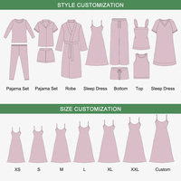 Pyjama Femme d'Intérieur en Coton Biologique Premium Respirant et Bambou Certifié GOTS
