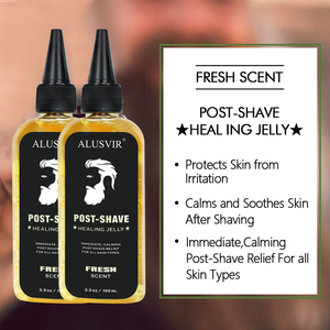 Gel après-<span class=keywords><strong>rasage</strong></span> biologique pour hommes, soin de la barbe avec marque privée, <span class=keywords><strong>baume</strong></span> après-<span class=keywords><strong>rasage</strong></span> nourrissant aux propriétés hydratantes et apaisantes - Product Image 3