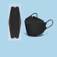 Vente en gros 10 pièces noir 4 plis KF94 masques jetables FaceKF4 Protection de qualité