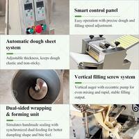 Nueva Máquina Eléctrica Automática de Alta Capacidad para Formar Momos y Wontons Máquina para Hacer Dumplings