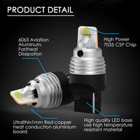 Ampoules LED Gview GS Canbus T15 7440 W21W pour voiture, état neuf, clignotants, feux de stationnement, feux de freinage, feux de recul pour A5/A6