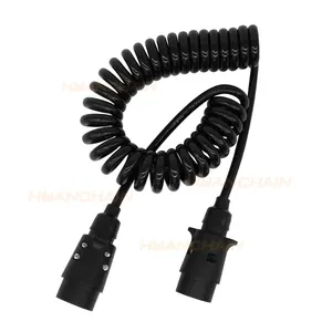 huanchain high quality truck trailer cable,spring 7 core cable for trailer