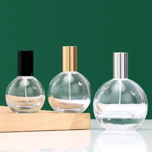 Fashion Creative Spherical Glass Spray Perfume Bottle 30ml 50ml 75ml 15 Bayonet Cosmetic Dispenser Bottle