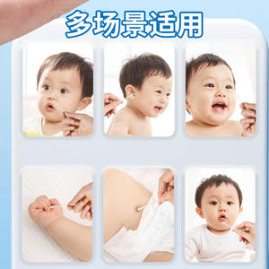 Coton-tiges adhésifs Haierno pour bébé, 50 pièces, double tête, pour le nettoyage des oreilles et du nez - Product Image 3