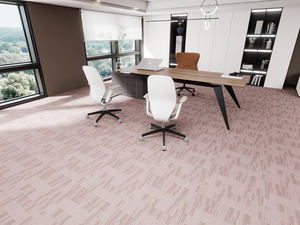 Piastrelle per <span class=keywords><strong>Tappeti</strong></span> 50x50cm a Righe Verticali, Marrone Caldo e Rosa, <span class=keywords><strong>Texture</strong></span> Sottile per Interni Naturali e Accoglienti, Soggiorno - Product Image 4