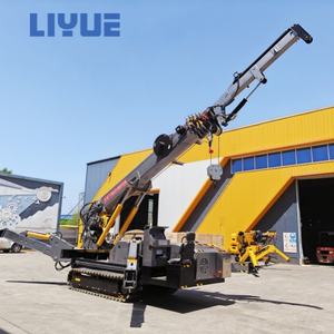 New <span class=keywords><strong>Outlook</strong></span> Grúas Spider de 12 toneladas Mini grúa sobre orugas versátil con espacio de instalación pequeño opcional Transporte especial - Product Image 4