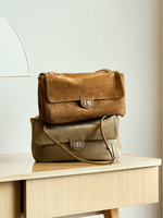 Sacs fourre-tout pour femmes en cuir de vachette mat véritable, style rétro, grande capacité, porté épaule, polyvalent, bandoulière, multicolore