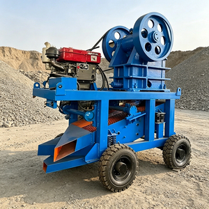 Concasseur de gravier, de roche, de <span class=keywords><strong>béton</strong></span> et de minerai mobile monté sur tracteur à <span class=keywords><strong>prix</strong></span> bas – Machine de concassage de pierres à mâchoires portable, ensemble complet - Product Image 4