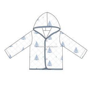 <span class=keywords><strong>Manteau</strong></span> <span class=keywords><strong>matelassé</strong></span> imprimé personnalisé pour garçons <span class=keywords><strong>Manteau</strong></span> rembourré épais Veste de Noël à capuche à manches longues pour garçons - Product Image 3