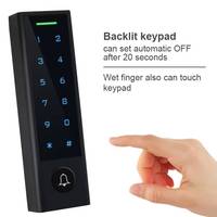 IP66 impermeable Tuya Smart App 125Khz Tarjeta de Identificación Control DE ACCESO teclado delgado con timbre incorporado