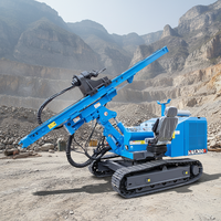 Foreuse rotative diesel haute performance avec boîte de vitesses PLC pour l'exploitation minière du charbon, mobile sur chenilles et roues, personnalisable, prix compétitif