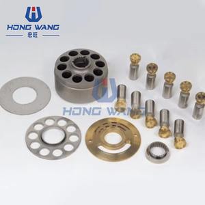 Kit de réparation de pompe hydraulique principale : Bloc-cylindres, entretoise de retenue, plaque de retenue de sabot de piston, plateau oscillant pour (REXROTH) AP2D12 - Product Image 2