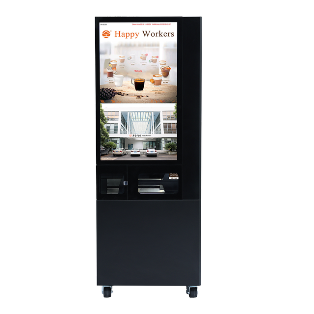 Commercial Ground Ice Coffee and Tea Vending Machines Fully Automatic