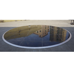 Piso de baile redondo portátil de madera para exteriores, fácil de instalar, para pasillos. - Product Image 3
