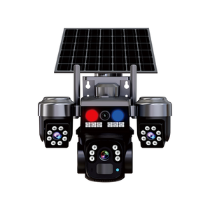 Caméra solaire YAG V380 Pro 12mp à 3 objectifs, caméra haute résolution, sans carte SIM et sans Wifi, IP <span class=keywords><strong>TPZ</strong></span>, caméra de sécurité extérieure avec batterie - Product Image 2