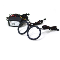 RVB chassant coulant switchback DRL fumée ange oeil halo anneau led lumière pour voiture universelle