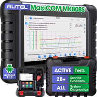 Autel MaxiCOM MK808S Herramienta de escáner de diagnóstico de coche bidireccional Codificación de llaves FCA Autoauth Android 11 Actualizado de MaxiCheck MK808