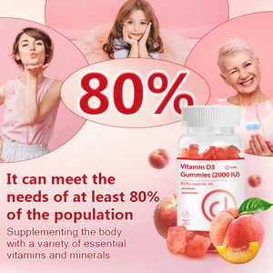 Caramelle Gommose Rosa Dolci con <span class=keywords><strong>Vitamina</strong></span> D3 2000 UI, Integratore Alimentare OEM ODM OBM - Product Image 5