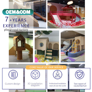 इंटरैक्टिव चढ़ाई दीवारों और गति खेल के साथ बच्चों के लिए गैर विषैले नरम बच्चे इनडोर खेल के मैदान उपकरण - Product Image 4