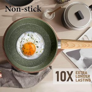 Geling giá tốt nhất không dính màu xanh lá cây Granite <span class=keywords><strong>Cookware</strong></span> sets nhà máy bán buôn cảm ứng chậu và chiên chảo - Product Image 3