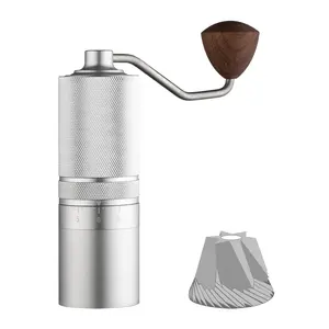 Coffee Grinder Manual Coffee Grinder Hand Coffee Bean Grinder W Intuitive External Adjustment Of Thickness Reticulate Pattern