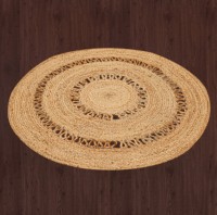 Tapis rond en jute tressé classique Tapis réversible tressé à la main Tapis Extra Large à bas prix Produit en vrac
