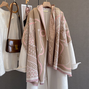 <span class=keywords><strong>Scialle</strong></span> <span class=keywords><strong>di</strong></span> lusso stile coreano stile Jacquard stile Jacquard donna autunno inverno caldo a scacchi blocchi <span class=keywords><strong>di</strong></span> colore imitazione <span class=keywords><strong>di</strong></span> Cashmere sciarpa - Product Image 4